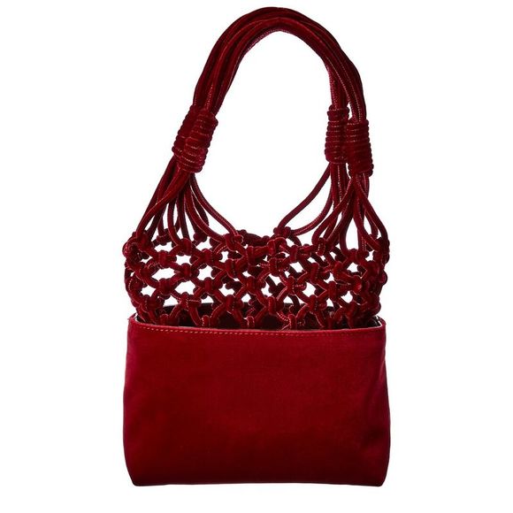 Stella Mccartney Mini Velvet Tote, Pink - Picture 2 of 3